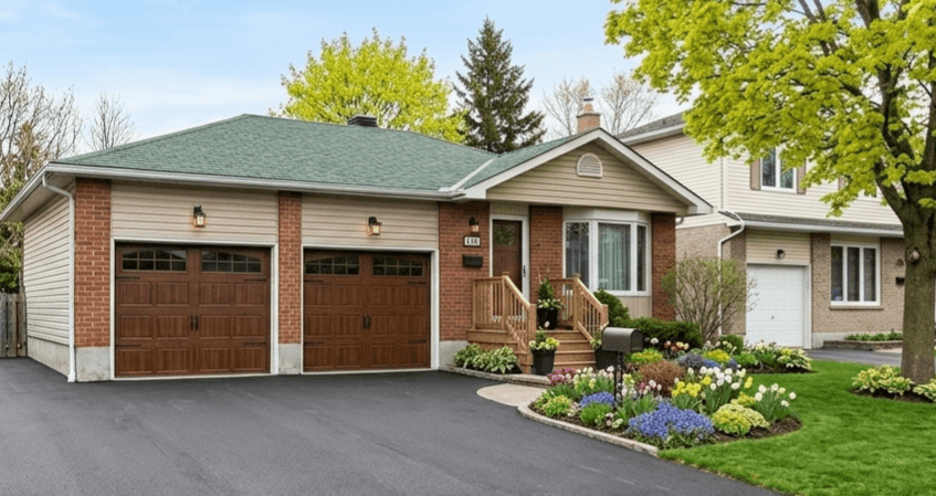 Sample Ottawa freehold — bungalow with landscaped front yard